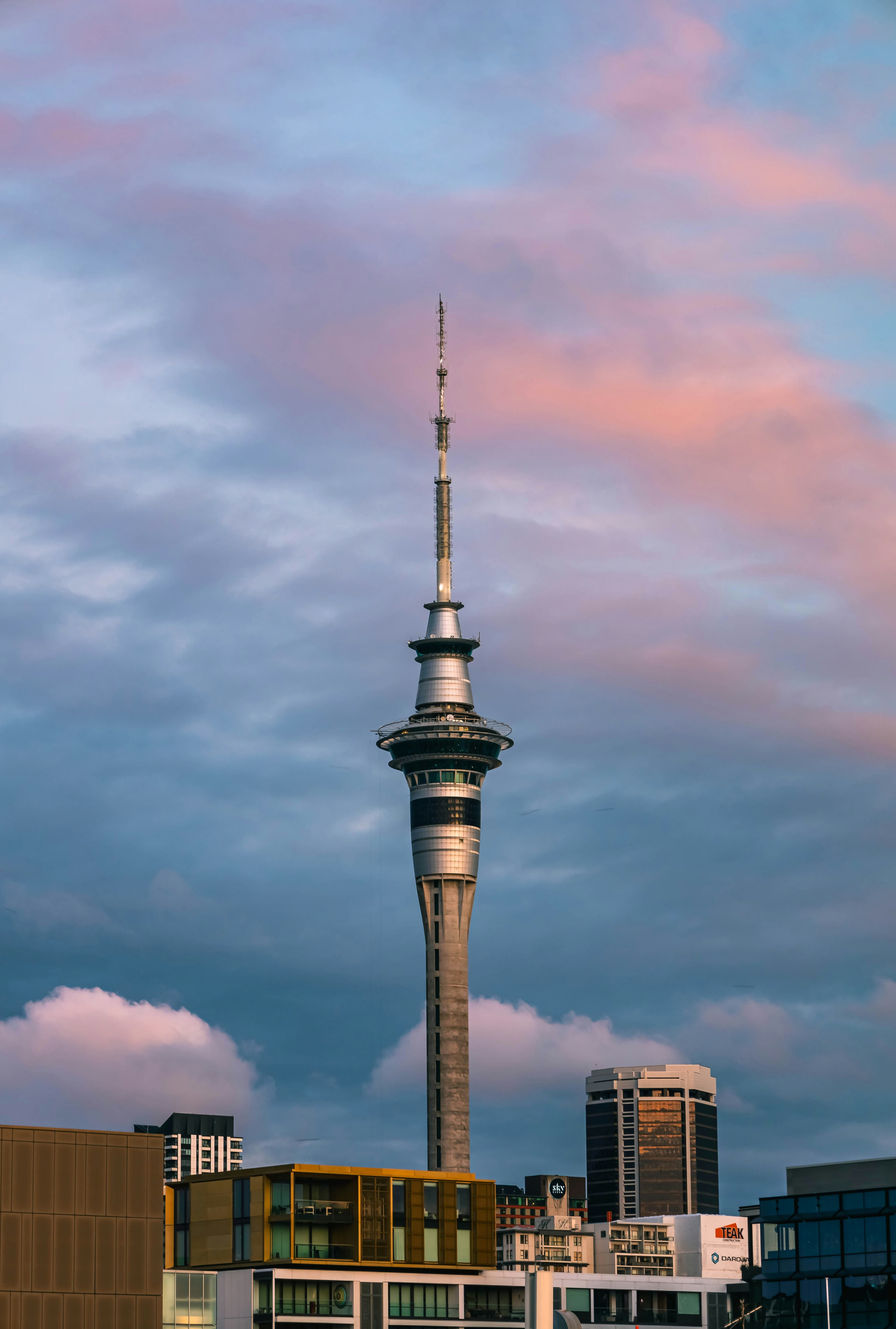 Scenic view of Sky Tower in Auckland